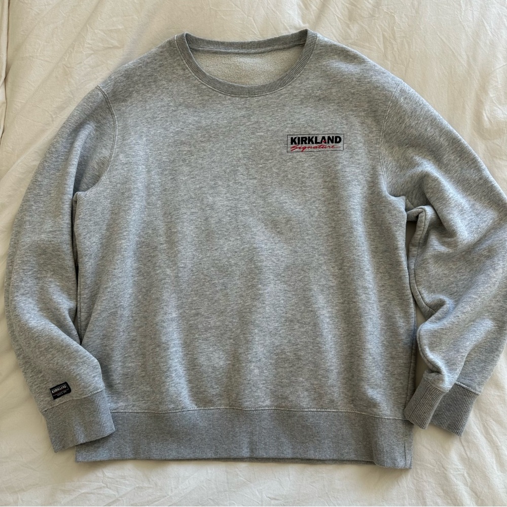 Kirkland Signature Heather Grey Crewneck